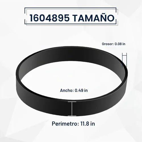 Vista 3 de KEEPOW 3437F - Correas de vacío de repuesto compatibles con Bissell CleanView