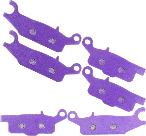 Vista 2 de SCITOO FA443, FA444 Pastillas de freno para Yamaha Grizzly 550 2009-2014 pastillas de freno delanteras y traseras de fibra de carbono