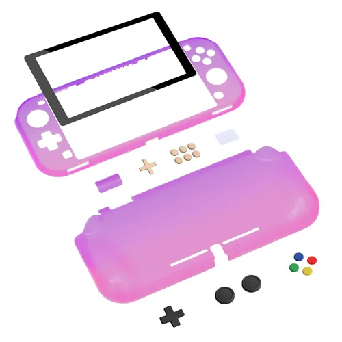 Vista 67 de PlayVital ZealProtect Protective Case for Nintendo Switch Lite, Ergomomic Grip Hard Cover - Durable Shock-absorbent Shock-Absorption Anti-Scratch