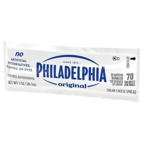 Vista 4 de Kraft Philadelphia Original Queso Crema Spread – Pocuh, 1 Ounce – -100 por Caso.