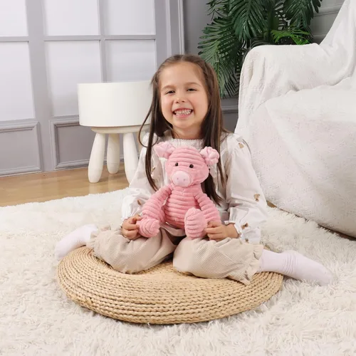 Vista 4 de Albaricoque Cordero Peluche Juguetes Pana Cerdo Suave Peluche Peluche 9