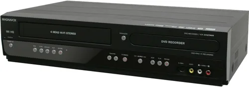 Vista 3 de Magnavox VHS a DVD Grabadora VCR Combo con mando a distancia, HDMI (Renovado)