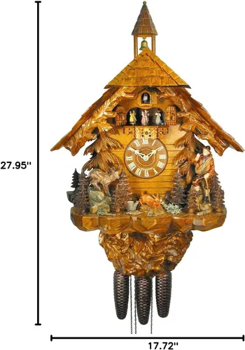 Vista 3 de Reloj de cuco Black Forest House