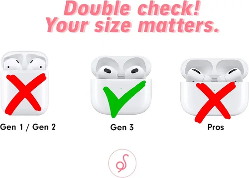 Vista 3 de Sonix Fundas protectoras duras para Apple AirPods (3ª generación) Estampado Terazzo Confeti
