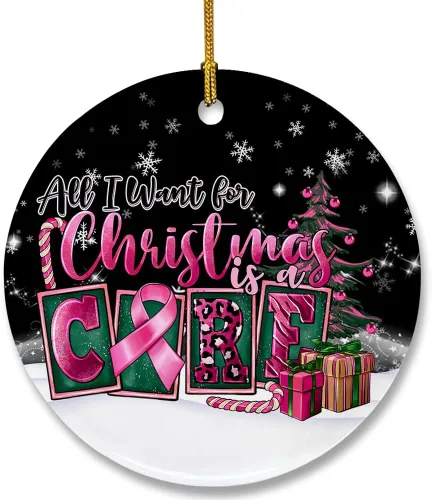 Vista 7 de Bonito adorno de cerámica de gato negro, divertidas decoraciones de Navidad para árbol, adorno colgante de Navidad para amantes de los gatos