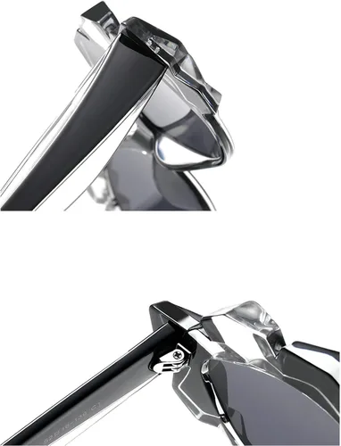 Vista 5 de Gafas de lectura vintage con cristales brillantes para mujer, diseño de ojo de gato, anti luz azul, novedosas sombras con purpurina