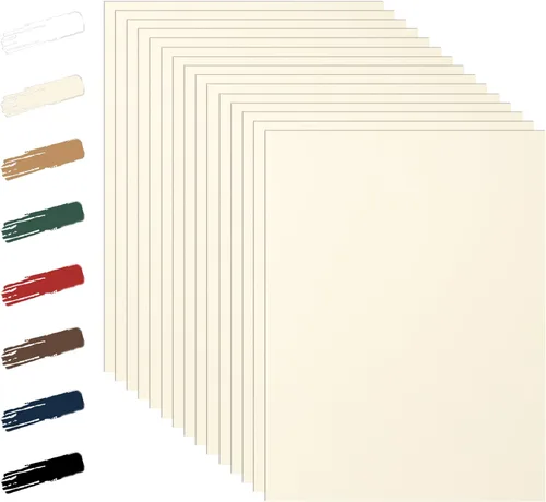 Vista 13 de Guakicae 28 hojas de cartulina negra de 8.5 x 11 pulgadas para Halloween, papel pesado de 92 libras para invitaciones de boda, manualidades, memus