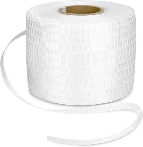 Vista 8 de QWORK Rollo de Correa de Cuerda Tejida de 1/2" x 1500', Rollo de Correa de Cuerda Trenzada de Polietileno Resistente, Resistencia de Rotura de 1300