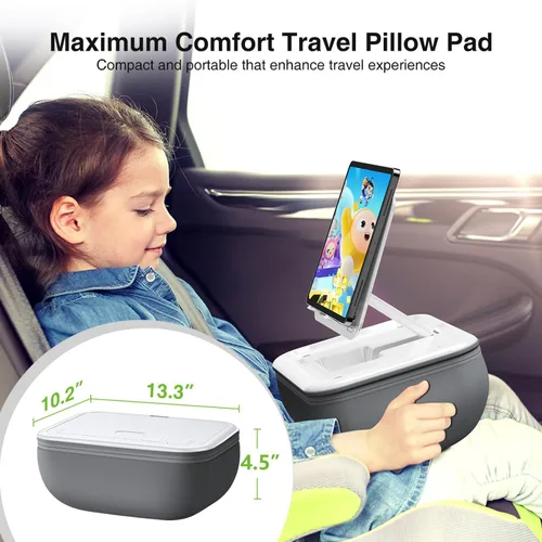 Vista 8 de elitehood Soporte de Almohada para iPad para Regazo, Soporte de Almohada para Tableta con Ángulo Ajustable, Soporte de Cojín Suave para Tableta