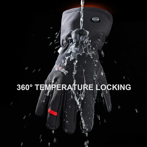 Vista 4 de DEWBU Heated Gloves with Battery Pack, Rechargeable Electric Gloves for Women and Men, Waterproof Heated Work Gloves