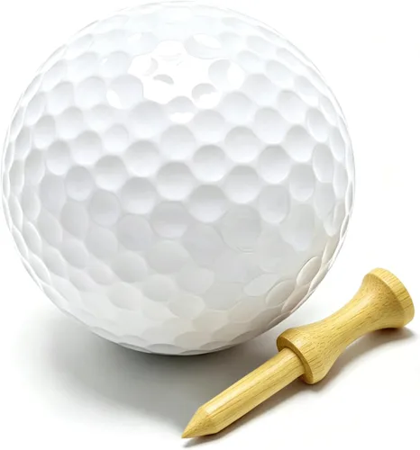 Vista 3 de Camisetas de golf de reducción de paso 2-1/8" o 2-3/4" o 3-1/4" 100 unidades de camisetas de golf de madera estilo castillo