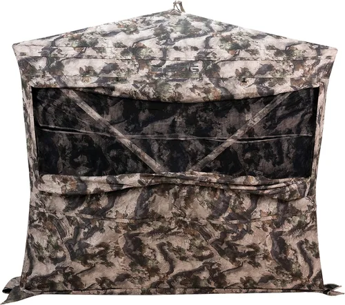 Vista 2 de BOG Persianas de camuflaje con cremalleras silenciosas StealthZip, ventanas de 360 grados, ventanas silenciosas StealthTrac y tela 600D resistente