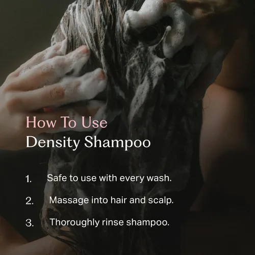 Vista 5 de Under Your Skin Champú Densidad – Apoya el grosor y la fuerza del cabello para cabello fino o adelgazante – Con células madre de cúrcuma y limpiador