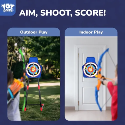 Vista 4 de TOY Life Bow and Arrow for Kids 4-6 8-12, LED Kids Archery Set, Kids Bow and Arrow Set, Outdoor Games Outside Toys for Kids, Toys for Boys 5-7, Boys