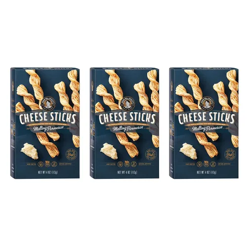 Vista 9 de John Wm. Macy's - Palitos de Queso Cheddar Originales - Hechos a Mano, Sin OGM, y Nada Artificial - Hechos con Queso Real - Cajas de 4 oz. - Paquete