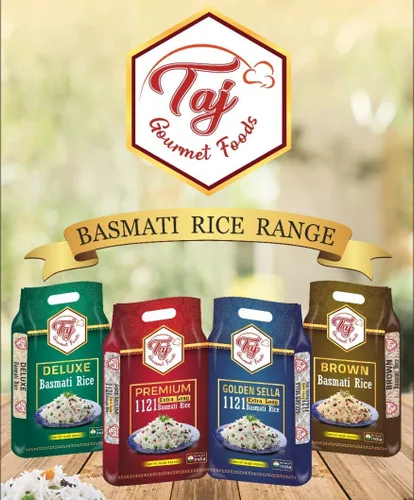 Vista 8 de TAJ Gourmet - Arroz basmati marrón, envejecido naturalmente, 10 libras