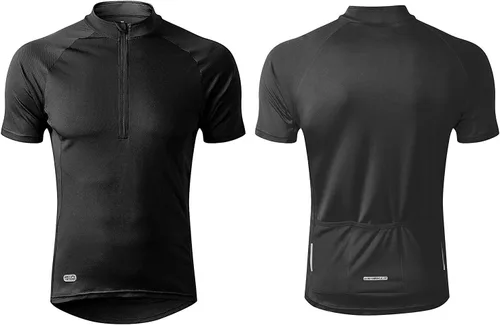 Vista 7 de INBIKE Maillots de ciclismo para hombre que absorbe la humedad, manga corta, secado rápido, camiseta de ciclismo de manga larga transpirable