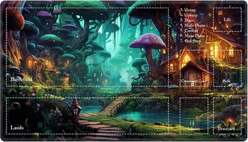 Vista 73 de Alfombra de juego con zonas para juego de cartas MTG, alfombras de juego de mesa, alfombras de juego de mesa de Magic, 61x35.5 cm, alfombra de juego