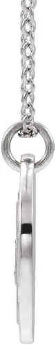 Vista 2 de Colgante de diamante de Lotus de 025 quilates ajustable (0.512in)