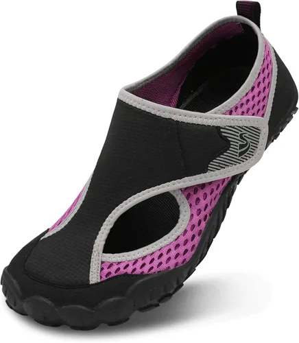 Vista 2 de Spesoul Zapatos de agua para mujer y hombre, zapatos acuáticos de secado rápido para piscina, senderismo, entrenamiento, deportes acuáticos al aire