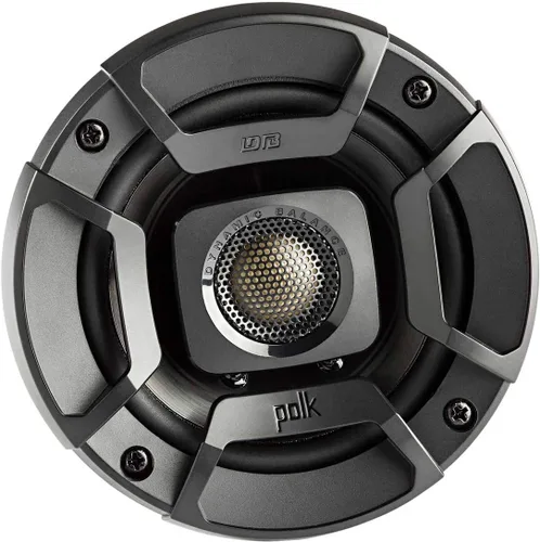 Vista 2 de Polk Audio DB402 DB+ Series - Altavoz coaxial de 4 pulgadas para automóvil y marina, altavoz de audio de 2 vías para barco y automóvil, respuesta