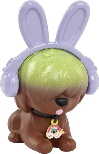 Vista 3 de Barbie Paquete extra para mascotas y moda con 7 piezas, incluyendo cachorro, accesorios para mascotas y piezas de moda muñeca