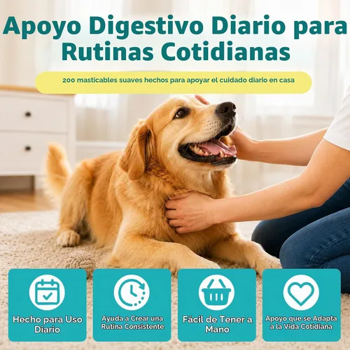 Vista 7 de Woyamay Probióticos para perros, probióticos masticables para perros, apoyo intestinal y digestivo
