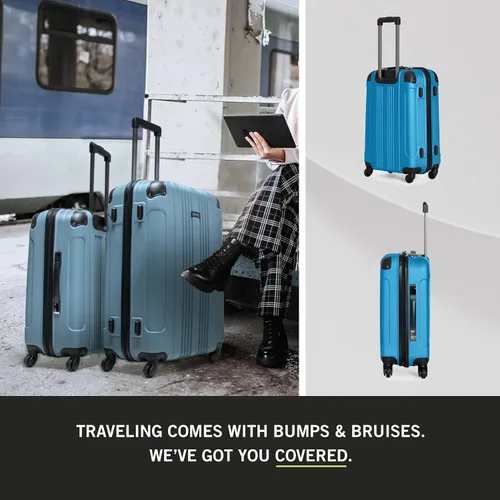 Vista 2 de Kenneth Cole Reaction Out Of Bounds - Equipaje de transporte vertical, Color verde azulado.), 5709486TL