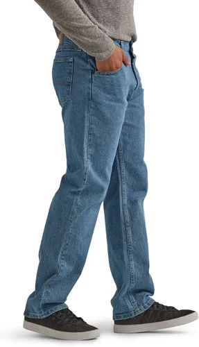 Vista 3 de Wrangler Authentics - Jeans clásicos de 5 bolsillos, ajuste relajado para hombre
