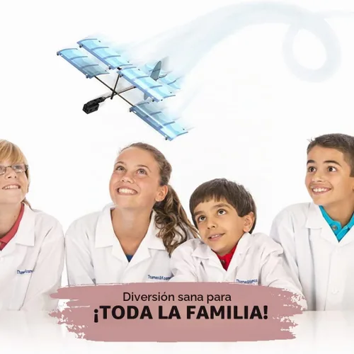Vista 4 de Thames & Kosmos Kit de experimentos STEM de aviones ultraligeros Construye 5 planeadores Aprende cómo funcionan los aviones para mayores de 8
