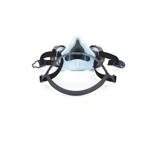 Vista 7 de MSA 10218529 Advantage 900 Respirador elastomérico de media máscara – Reemplazo rentable para respiradores desechables, filtros de respiración