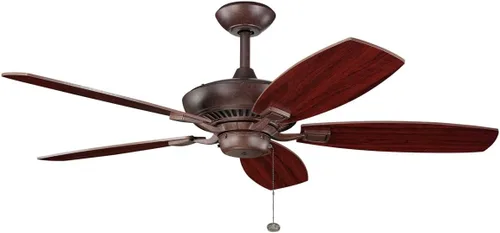 Vista 4 de Kichler 300117BSS Ventilador Canfield de 52 pulgadas, acero inoxidable cepillado