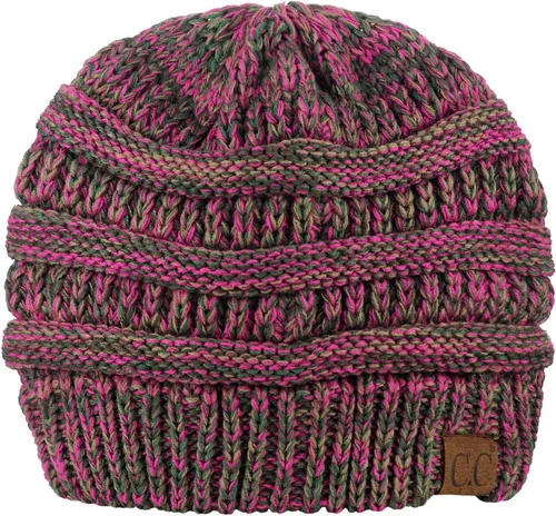 Vista 69 de C.C Trendy Warm Chunky Soft Stretch Cable Knit Beanie