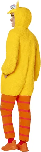 Vista 2 de Spirit Halloween Disfraz de pájaro grande para adulto de Plaza Sésamo, con licencia oficial, disfraz de grupo, disfraz de una pieza