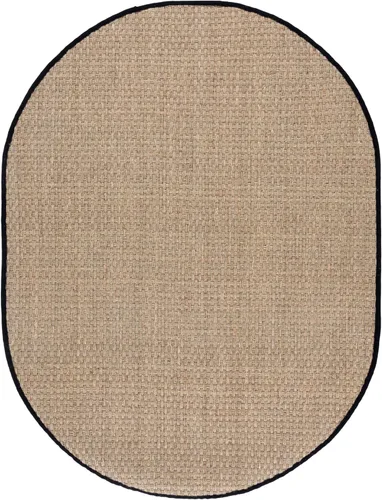 Vista 131 de SAFAVIEH Natural Fiber Collection NF114A - Alfombra de pasillo de hierba marina con patrón de tejido de cesta y borde, de 2 pies 6 pulgadas x 16