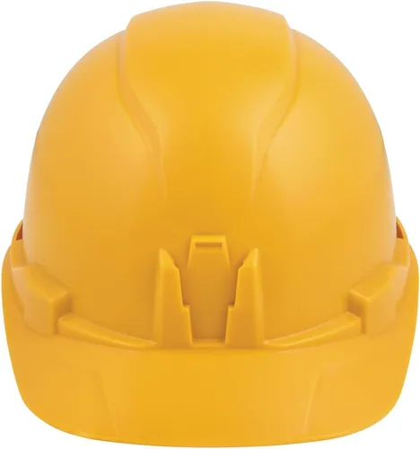 Vista 11 de Klein Tools Casco duro, estilo de gorra no ventilada, acolchado, autodesible, resistente al olor, probado hasta 20 kV Amarillo