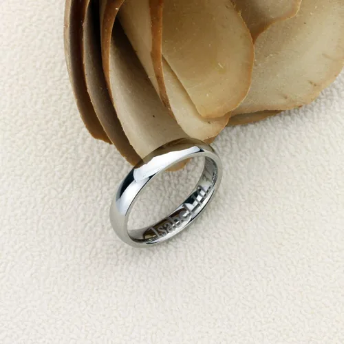 Vista 2 de Prime Pristine Anillo de boda de titanio con grabado gratuito, ajuste cómodo, 0.157in, clásico