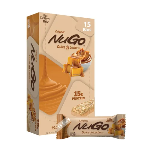 Vista 14 de NuGo Barra de proteínas, café, 0.39 oz de proteína, sin gluten, 15