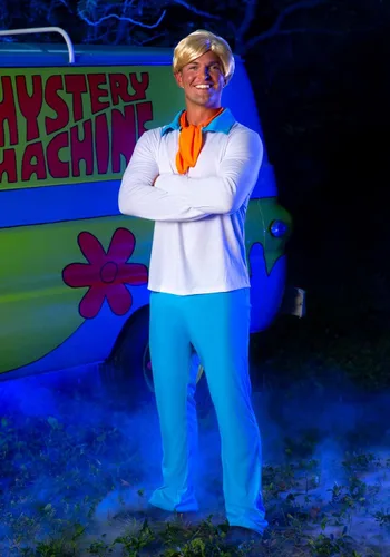 Vista 7 de Disfraz clásico de Scooby Doo Fred para hombre