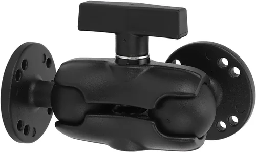Vista 8 de Soporte de bola doble, soporte para camión, brazo de doble enchufe resistente con adaptadores de bola de tamaño C de 1.5 pulgadas, base de montaje