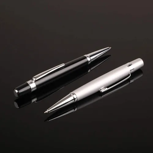 Vista 2 de Lujo Mini Metal Bolígrafo Roller 0.039 in Tinta Negra Escuela de Negocios Suministros Metal S Bolígrafo