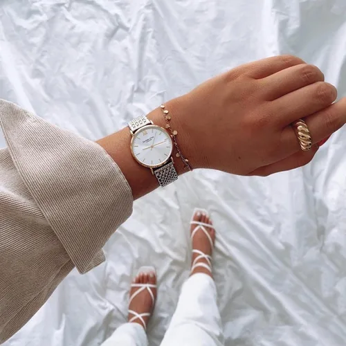 Vista 7 de VICTORIA HYDE Reloj de pulsera de cuarzo dorado para mujer, correa de acero inoxidable, resistente al agua, con pulsera