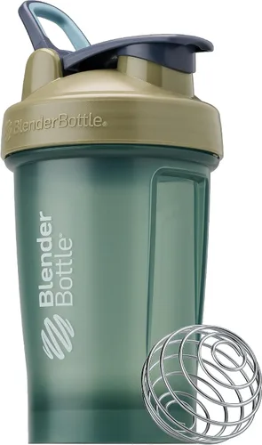 Vista 43 de [Usado] BlenderBottle Classic V2 - Botella mezcladora perfecta para batidos de proteínas y preentrenamiento, 20 onzas, color negro