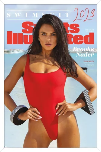 Vista 10 de Trends International Sports Illustrated: Swimsuit Edition - Books Nader Cover 23 Póster de pared, 22.4 pulgadas de largo x 14.7 W, versión enmarcada