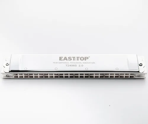 Vista 5 de East top Armónica de trémolo avanzada de 24 agujeros en clave de Do, armónica de órgano bucal de trémolo para adultos, profesionales y estudiantes