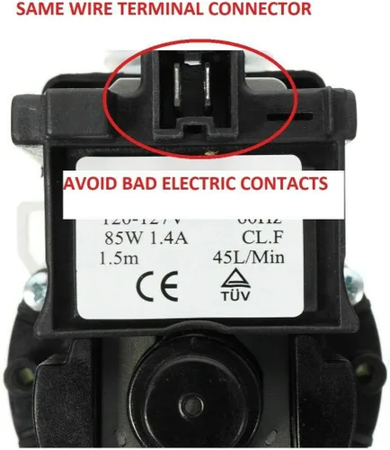 Vista 6 de GLOBPRO Plaset cod 62735 62902090 6-2902090 Neptune motor de bomba de lavado y palas de impulsor 62902090