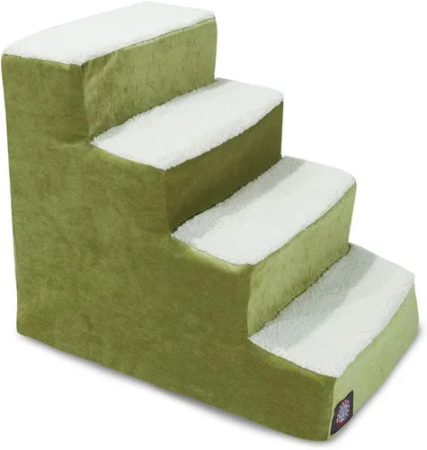 Vista 10 de Escaleras de mascotas de manzana Majestic Pet Villa, Verde