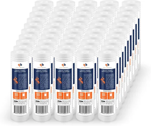 Vista 11 de Aquaboon Whole House - Cartucho de filtro de agua de sedimentos ranurados de 1 micrón, 10 x 2.5 PP, compatible con AP110, WHKF-GD05, CFS110, P5