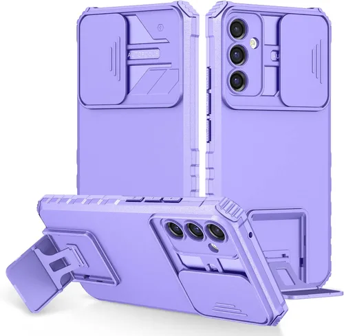 Vista 91 de Funda compatible con Samsung Galaxy M13 5G/A04 Dimensional Soporte Ventana Corredera Teléfono Móvil Funda Protectora a Prueba de Golpes para Samsung