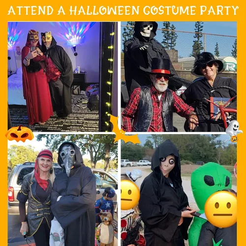Vista 6 de 82.4 F Túnica de Halloween con capucha, disfraz de Halloween, cosplay, capa de Halloween para adultos, niños, hombres y mujeres